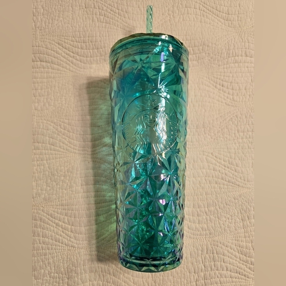 NWT Starbucks 2024 LATAM Limited Edition Holiday Prism Venti Tumbler